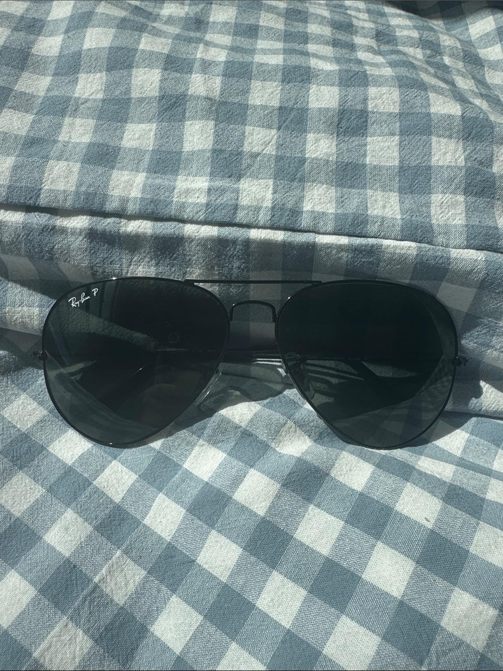 Ray-Ban RB3025 002/48 Aviator Total Black polarized 58mm